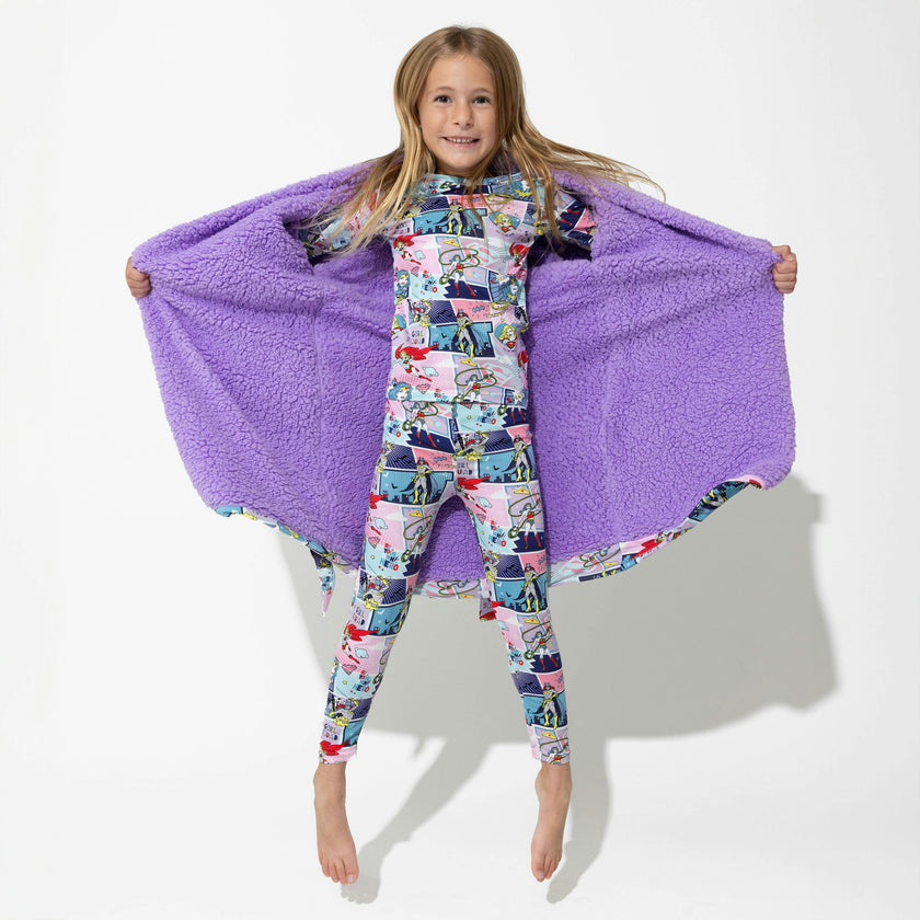 Justice League Heroines Bamboo Kids Pajamas