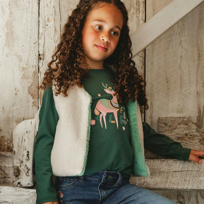 Reversible Faux Fur Vest