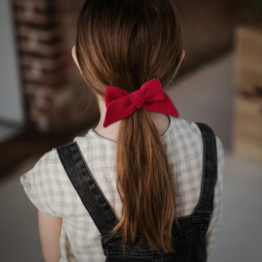 Baby Tied Bows, Pink/Red Bundle Set