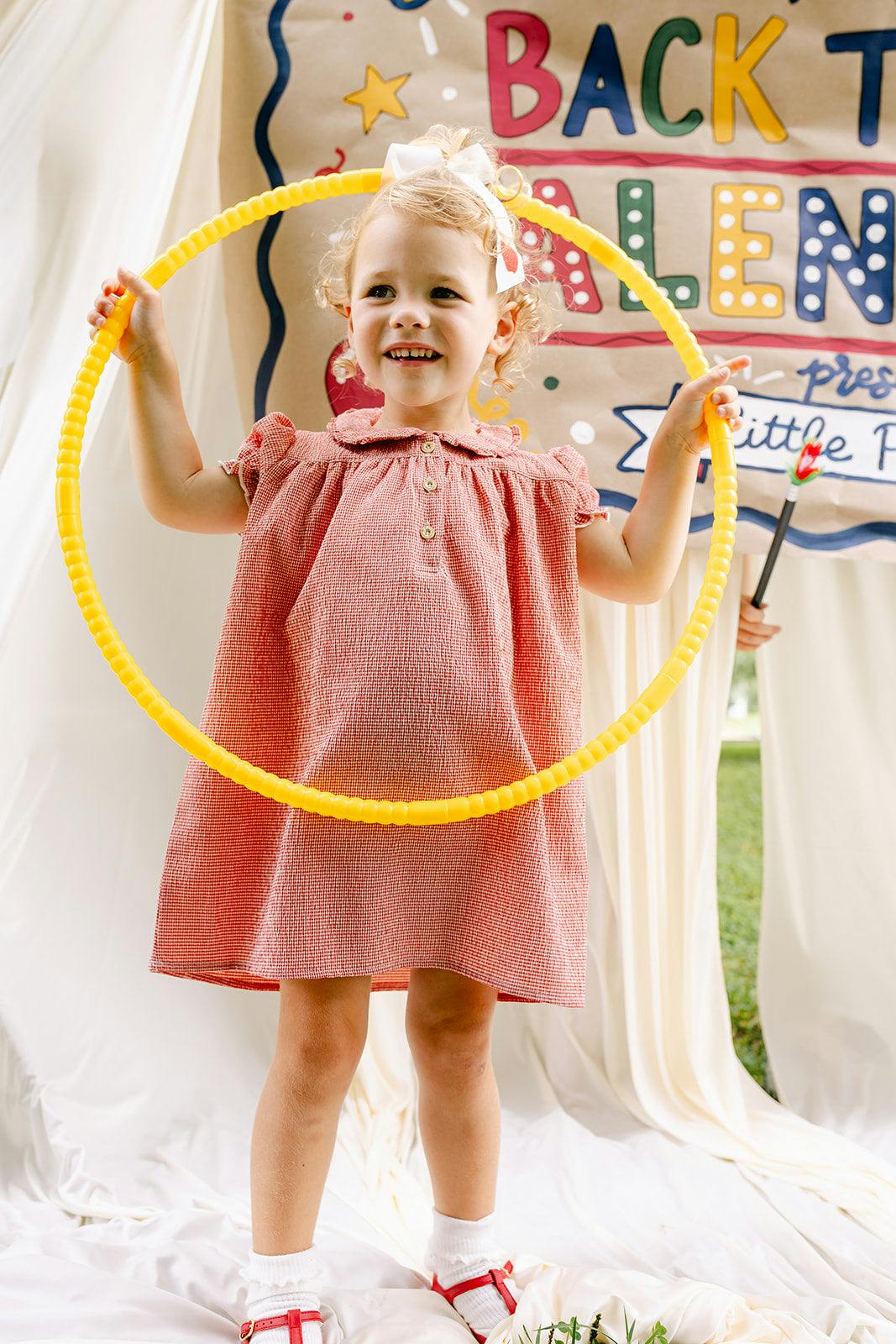 Libby Dress - Red Gingham