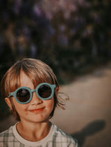 Original Round Sustainable Sunglasses | Bio-Based Bendable Polarized | Fern