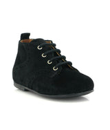 Oxford Boots, Black Suede