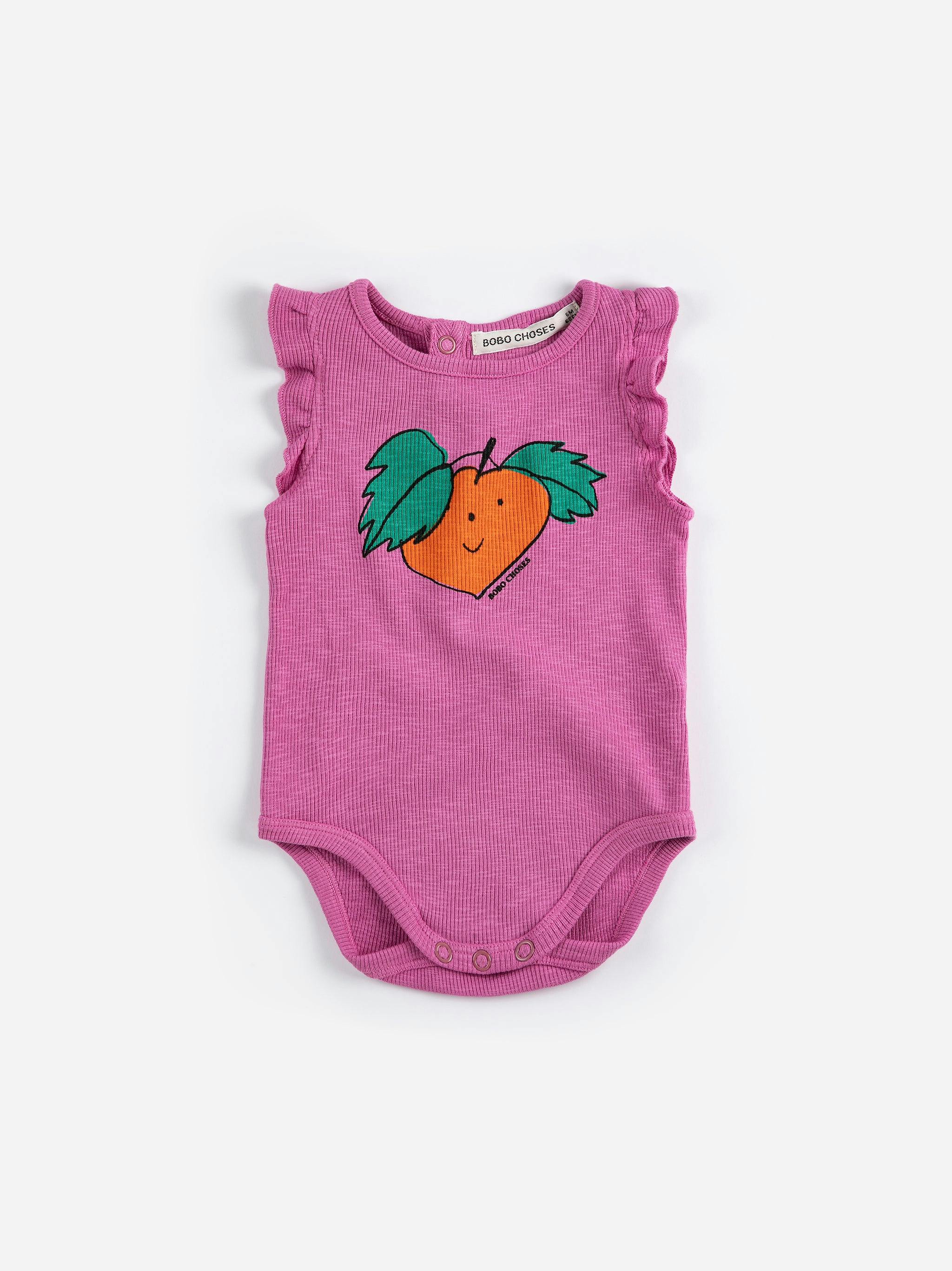 Tangerine ruffled body