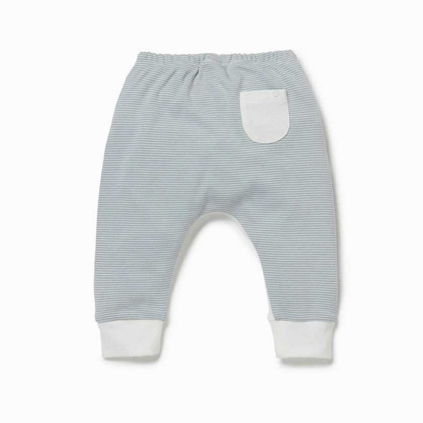 Everyday Joggers - Blue Stripe & White
