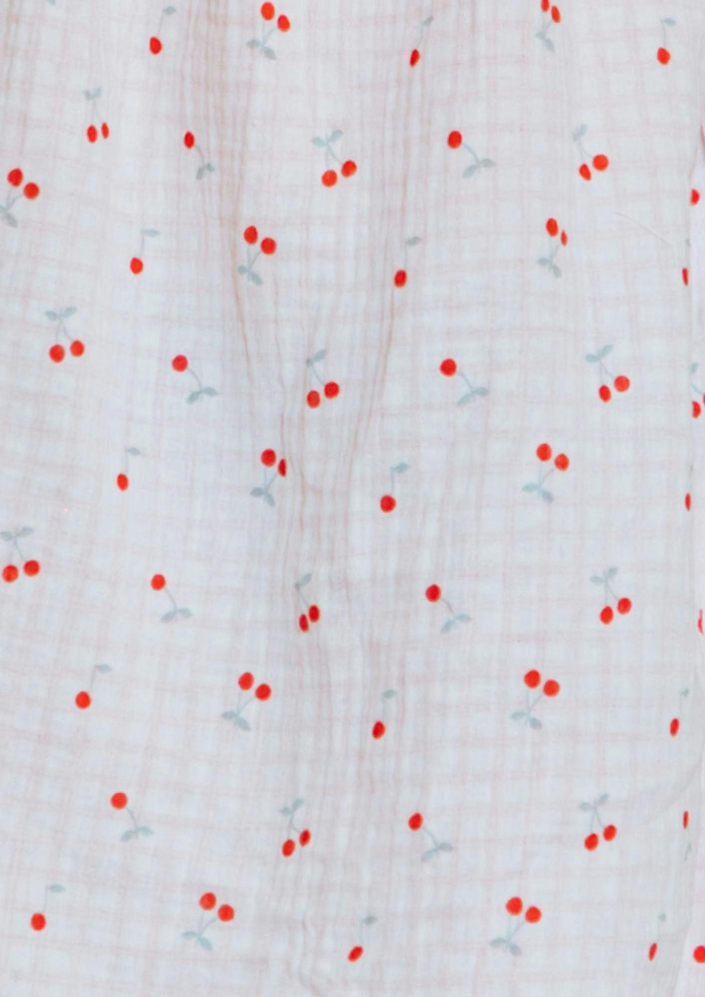 Pyjama fille Rieur - Imprimé cerise