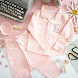 Liberty of London children's personalised classic pyjamas - pink