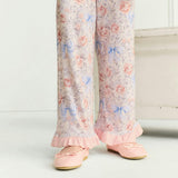 Agatha Ruffled Bow Back Tank Pant Set
