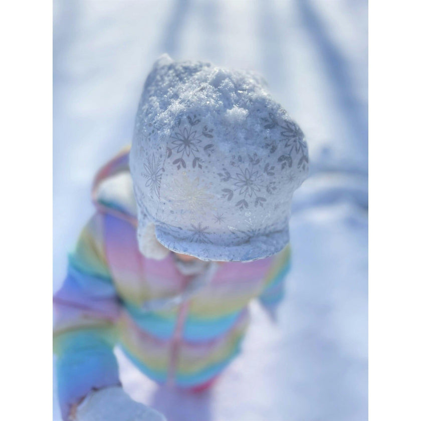 Winter Tie Hat, White
