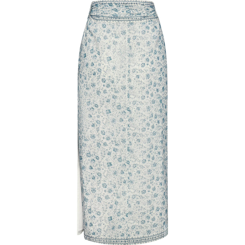 Savannah Skirt in Floral Blues