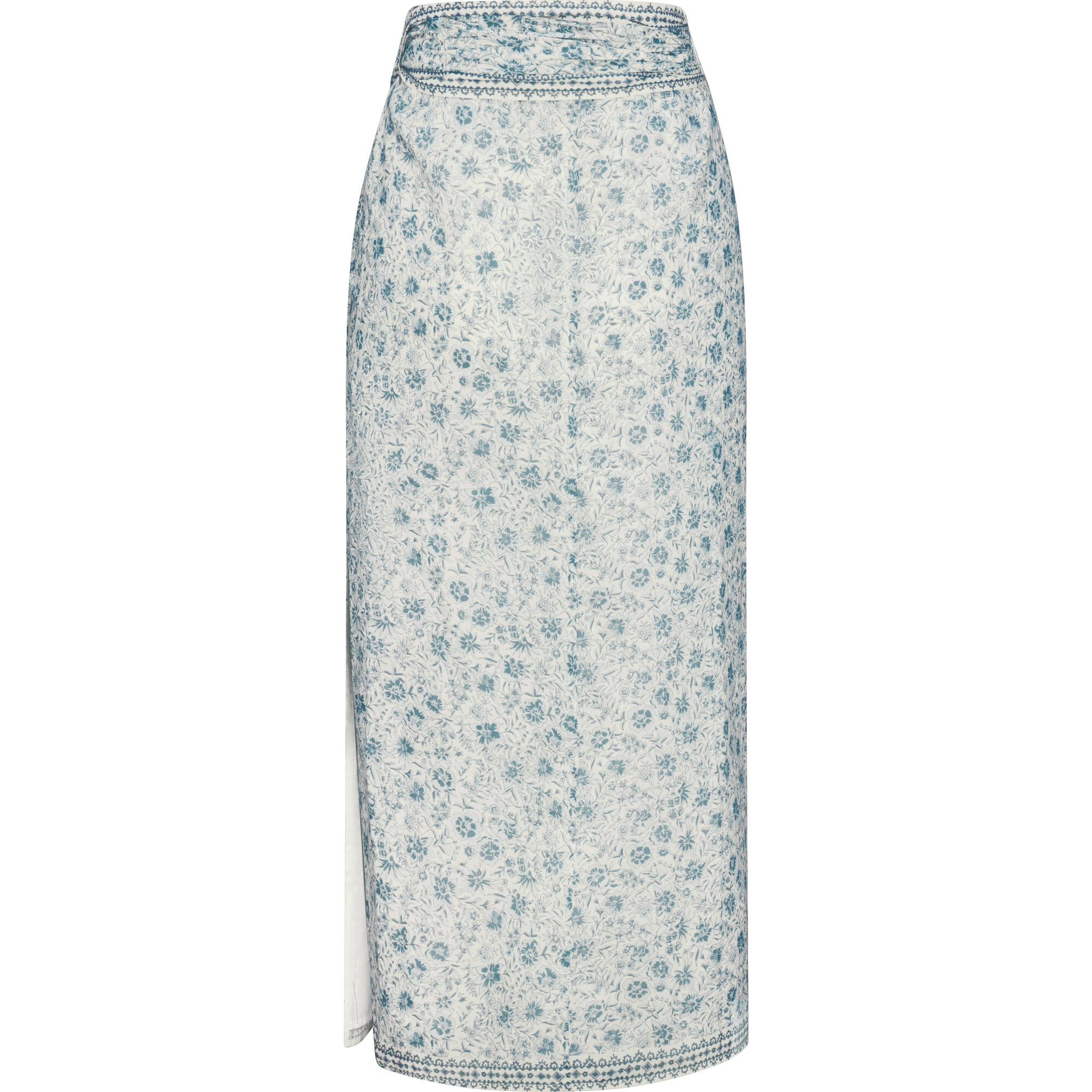 Savannah Skirt in Floral Blues