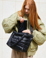 Capri Diaper Tote • Liquid Shine