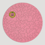 Flat Pink Grapefruit Puzzle