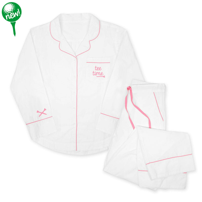 Tee Time Long Pajama Set