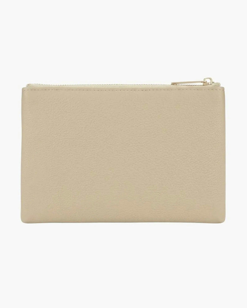 Insulated Small Snack Pouch, Cream Pebble
