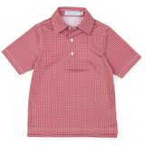 Will Boys' Performance Polo by LH Sport - Rambler Red