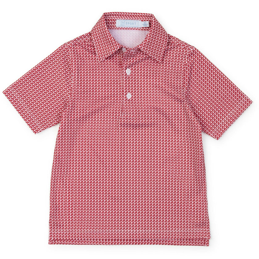 Will Boys' Performance Polo by LH Sport - Rambler Red