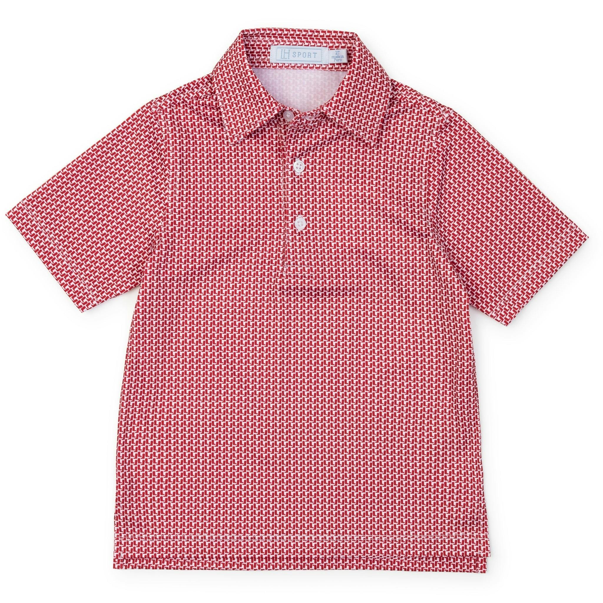 Will Boys' Performance Polo by LH Sport - Rambler Red
