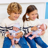 Nonis Boutique: 15" Twin Dolls - Pink & Blue