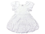 White Floral Embroidery Girls Daphne Dress