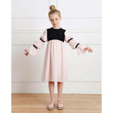 Bella dress (pink without golden embroidery blooms)