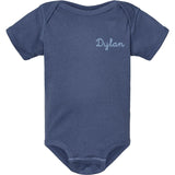 Custom Embroidered Onesie, Navy