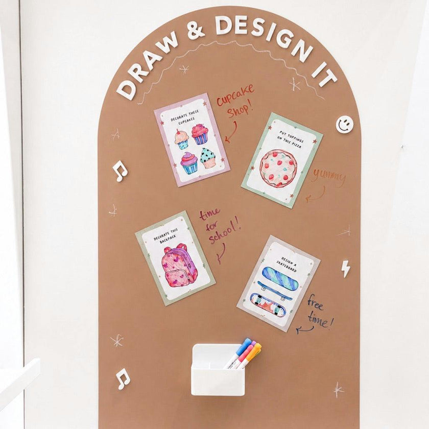 Magnetic Coloring Sheets - Design & Dream (8pc set)
