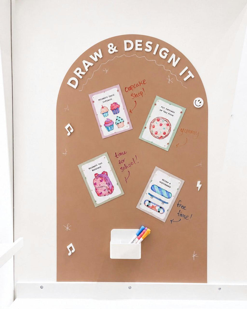 Magnetic Coloring Sheets - Design & Dream (8pc set)