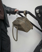 Riley Compact East-West Changing Bag Olive Woven