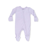 Solid Orchid Petal - 2 Way Zipper Footie