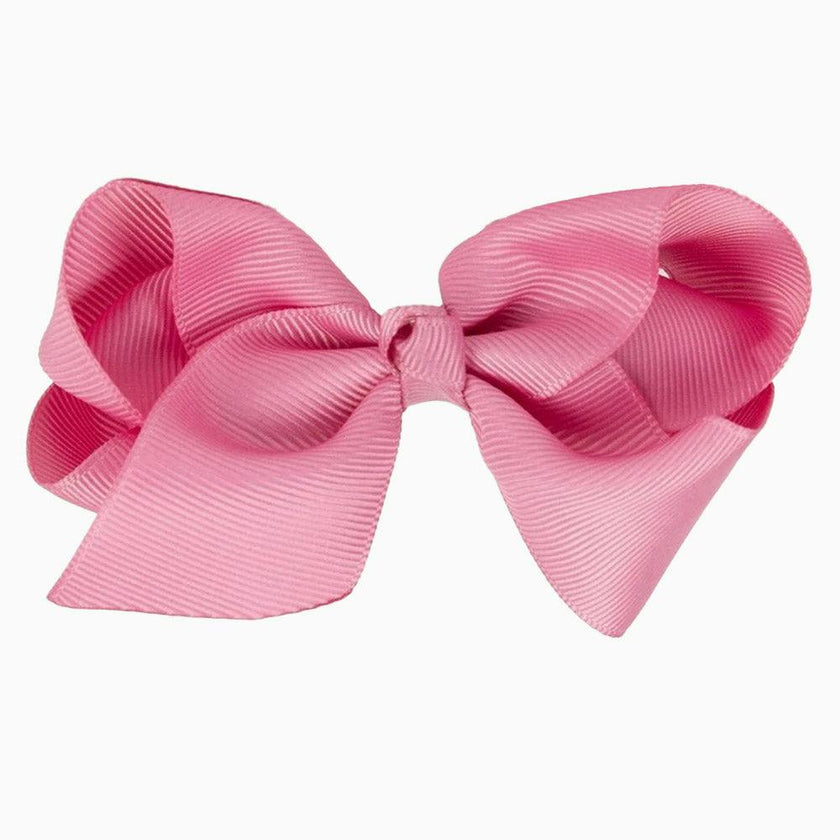 Extra Large Bow Hair Clip in Dusky Pink