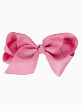 Extra Large Bow Hair Clip in Dusky Pink