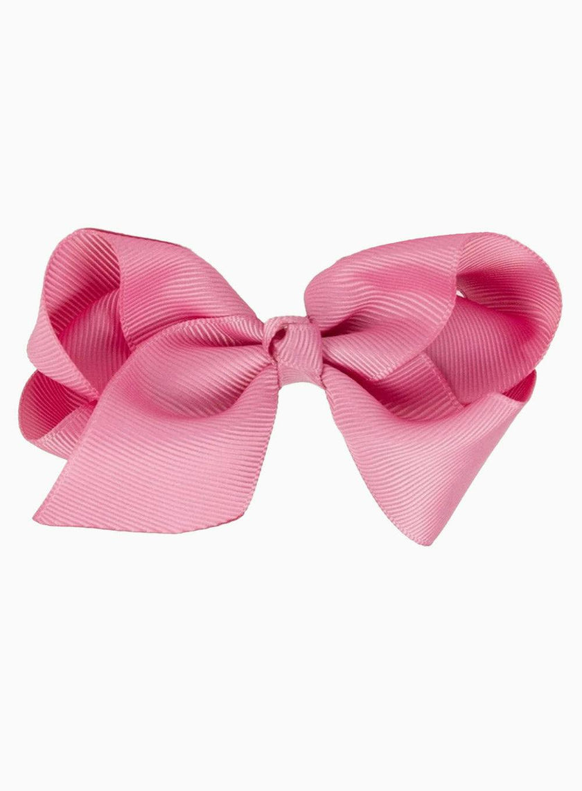 Extra Large Bow Hair Clip in Dusky Pink