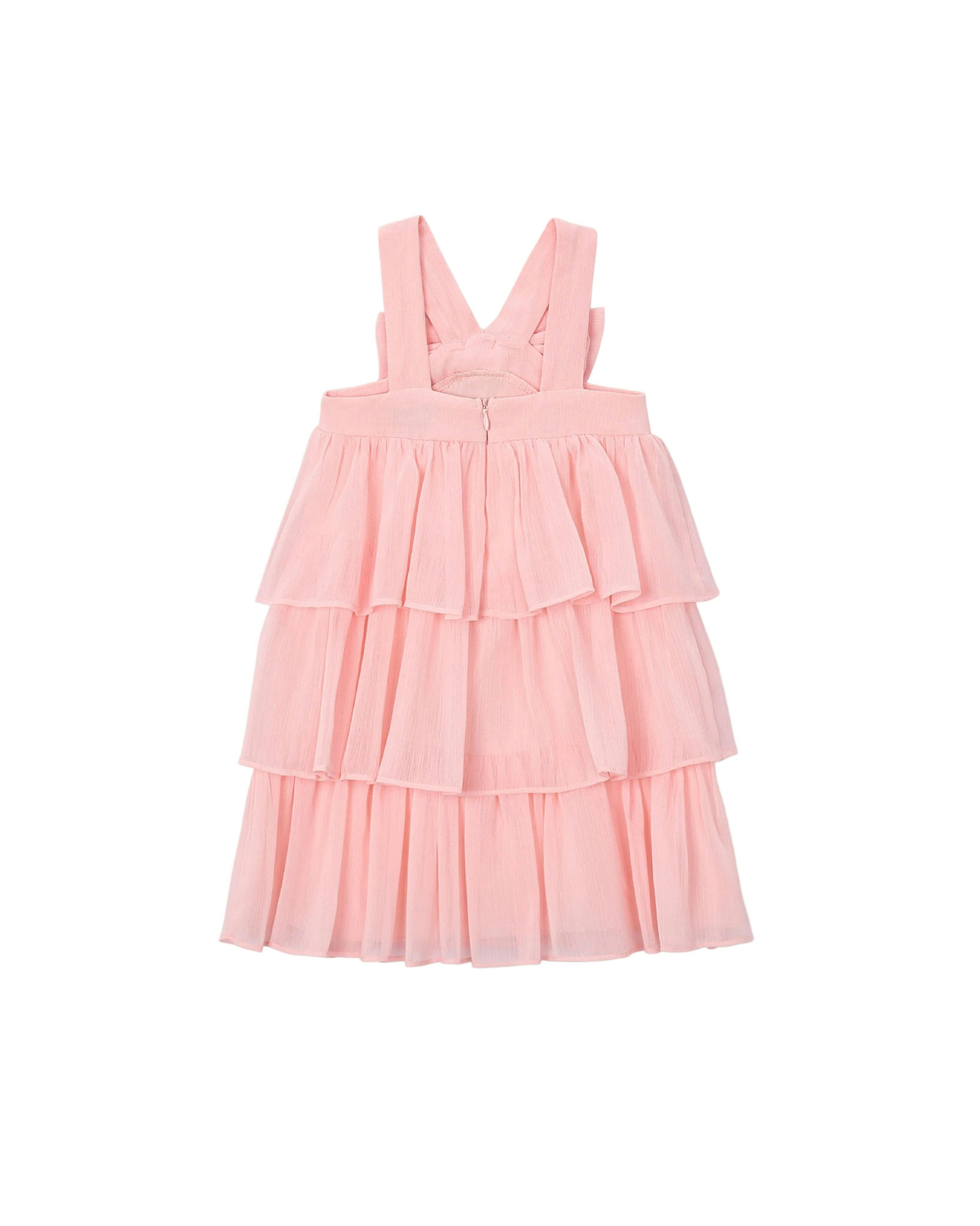 Pink Ruffled Bambula Dress