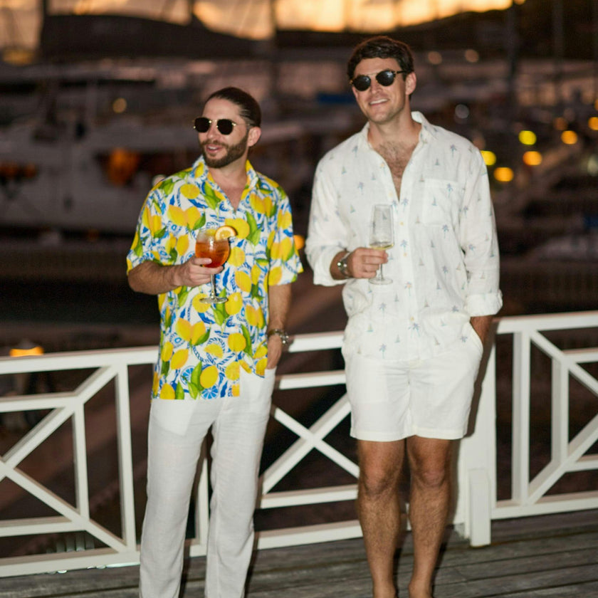 The Yacht Club - Long Sleeve Linen Shirt