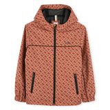 Chocolate Brown Hooded Windbreaker