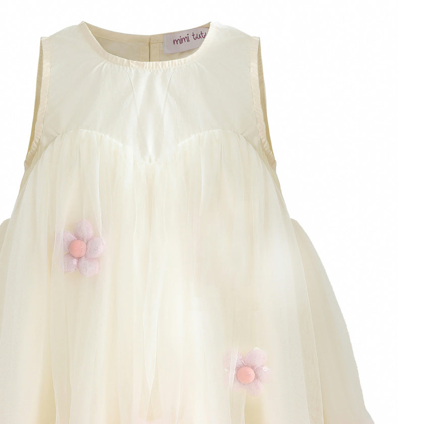 Pink Corabelle Floral Ruffle Dress