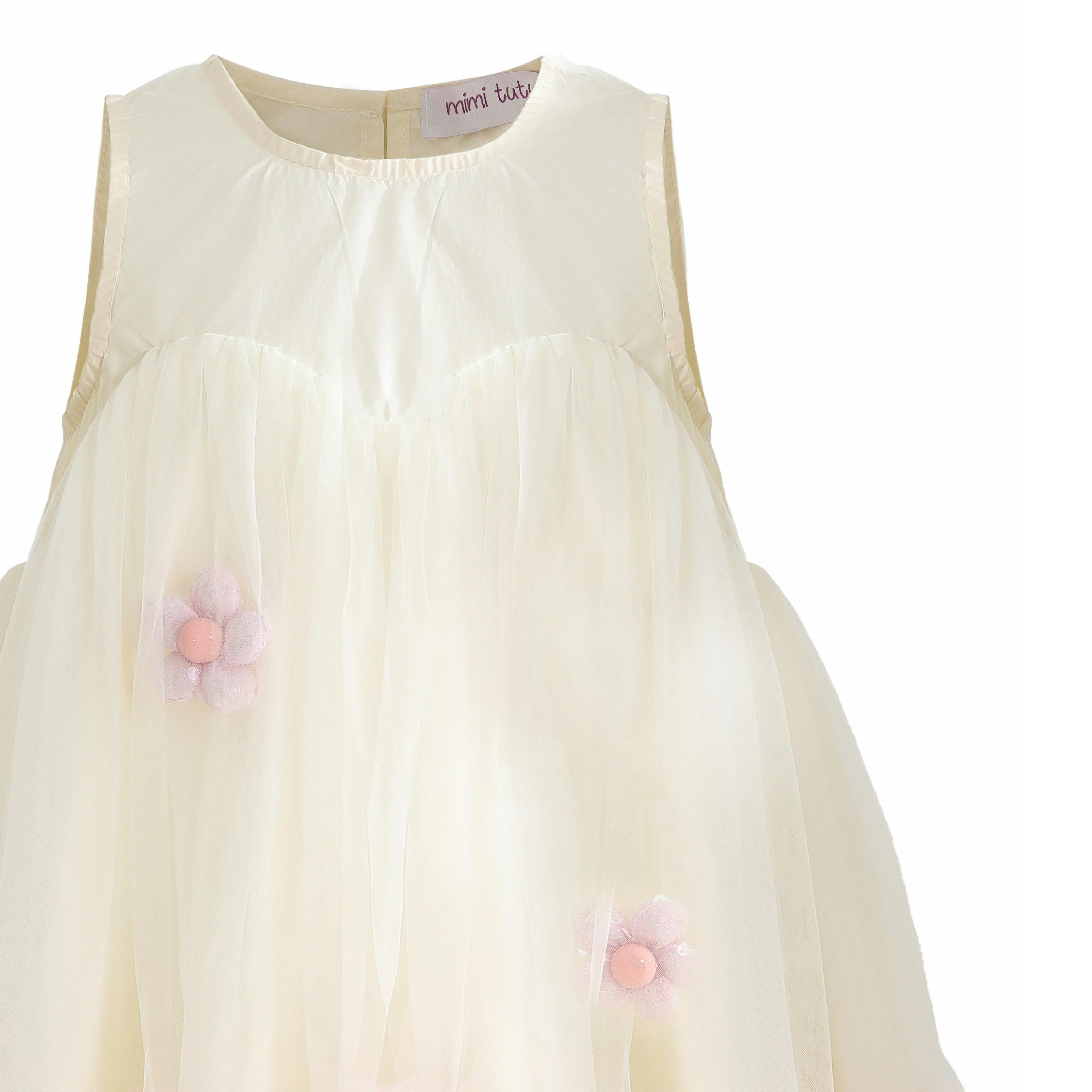 Pink Corabelle Floral Ruffle Dress