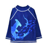 UPF 50+ Graphic Rash Guard Swim Top - F