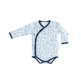 Puffin Print Kimono Onesie