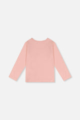 Organic Cotton Jersey T-Shirt Pale Dusty Pink