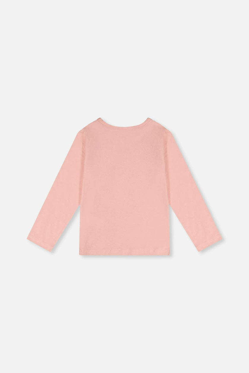 Organic Cotton Jersey T-Shirt Pale Dusty Pink