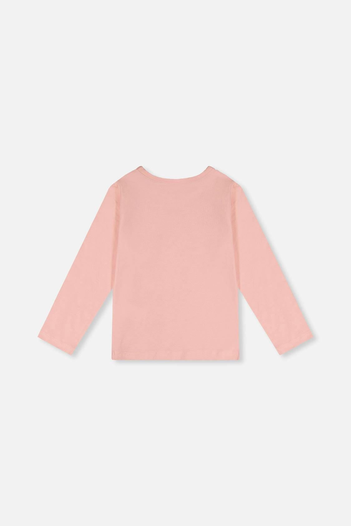 Organic Cotton Jersey T-Shirt Pale Dusty Pink