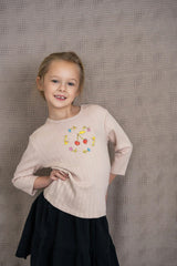 Pointelle Ribbed T-Shirt