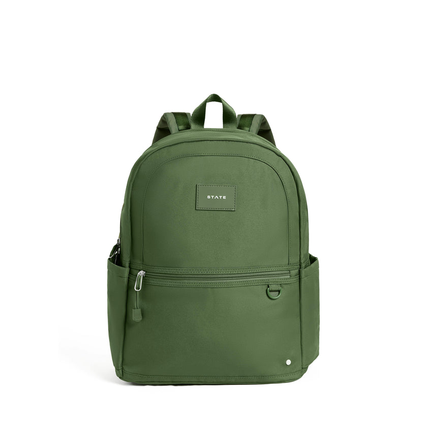 Kane Double Pocket Backpack, Olive