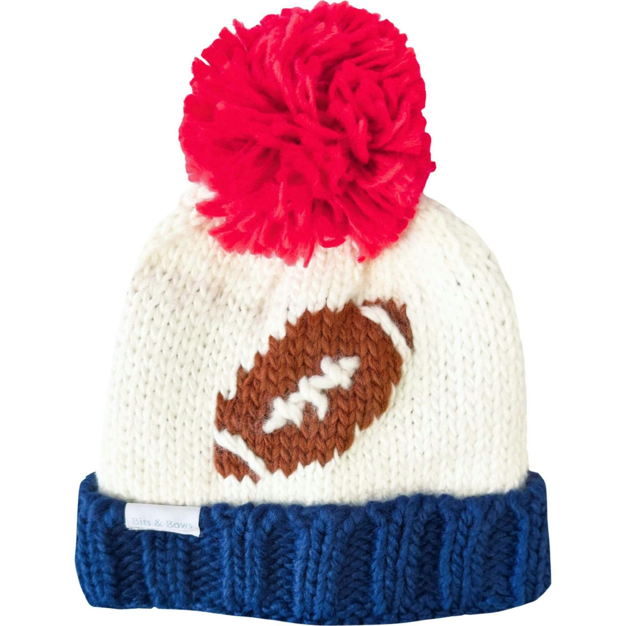 Football Bobble Hat & Mittens Bundle