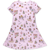 Tea Party Girls' Short Sleeve Dress