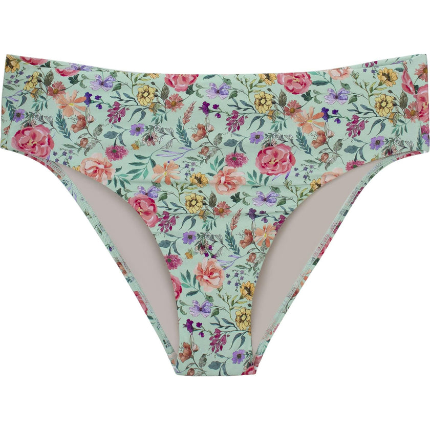 Women'S Knot Back High Waist, Florals