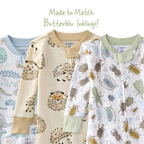 CRUZ Snug-fit Footed Baby Boys Pajamas