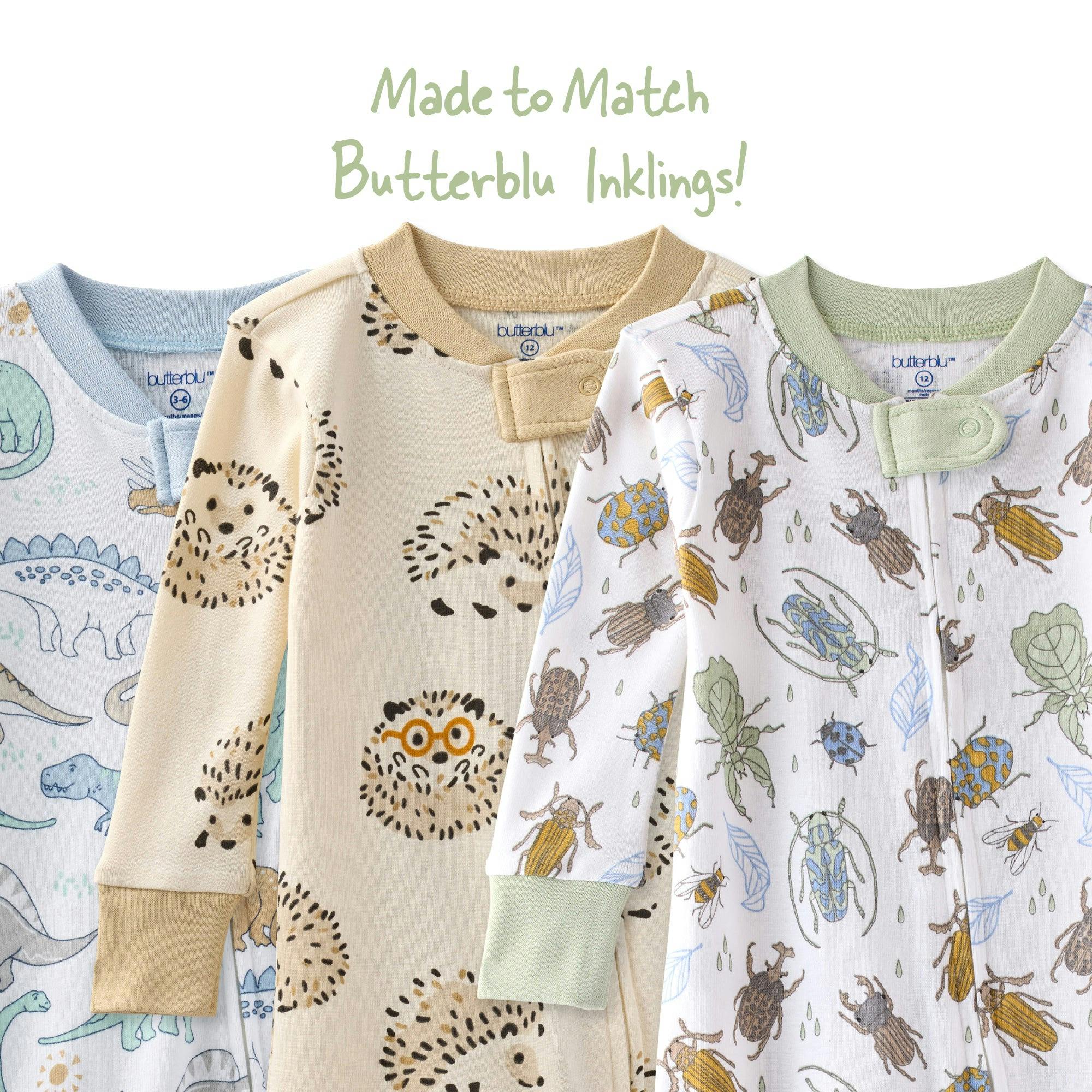 CRUZ Snug-fit Footed Baby Boys Pajamas