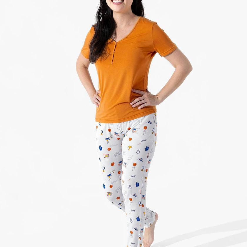 All Star Basketball Bamboo Women's Pajama Set